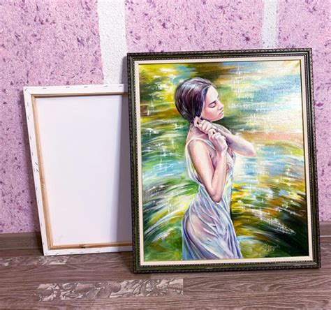 Peinture L Huile Femme Woman Oil Pai Painting By Tatyana