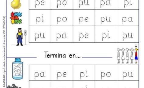 Cuadernillo Letra P Imprenta Lectura Grafia Y Conciencia Fonologica Otosection