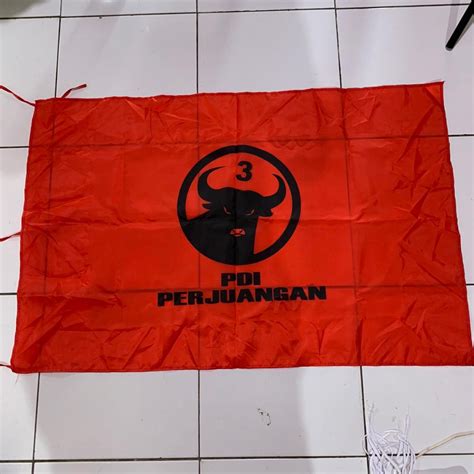 Jual Bendera Pdi Perjuangan Kain Ecer Shopee Indonesia