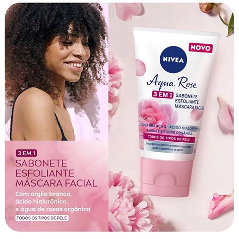 Sabonete Nivea Facial 3 Em 1 Aqua Rose 150ml Farmácias Unipreço