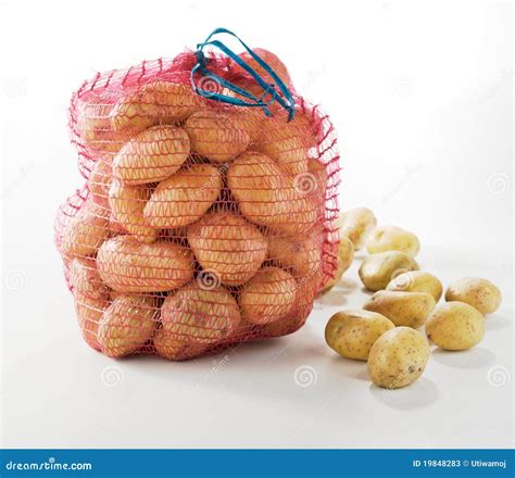 Sack Frische Kartoffeln Stockbild Bild Von Kohlenhydrat 19848283