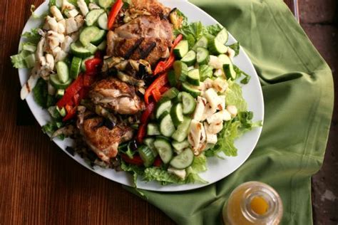 Composed Mediterranean Chicken Salad : Recipes : Cooking Channel Recipe ...