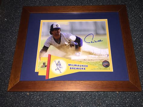 Paul Molitor autograph-Milwaukee Brewers-1982 American League champs ...