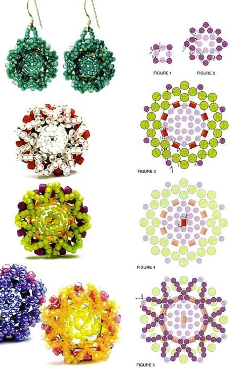 Stars Beaded Earrings Pattern FREE From Bead Magic Heartbeadwork