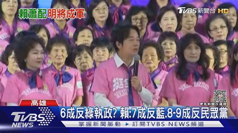 6成反綠執政 「賴式數學」 7成反國民黨 8 9成反民眾黨｜tvbs新聞 Tvbsnews02 Youtube