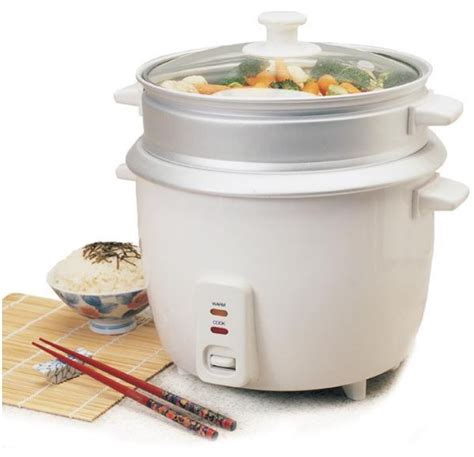 Elite Gourmet Erc 010st Rice Cooker With Steamer Attachment Instruction