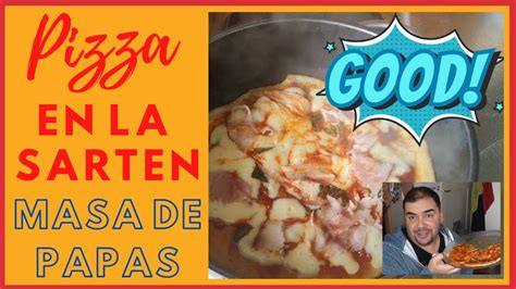 Pizza Sin Horno En Sartén🍕 ️ 🍕 Muy Rica Y Muy FÁcil Pizza De Papas Youtube