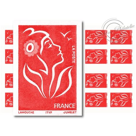 Carnet Marianne Rouge De Lamouche Timbres Pour Affranchir