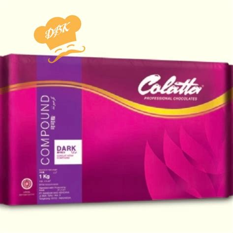 Jual Coklat Collata DARK 1kg Coklat Block Coklat Batang COMPOUND