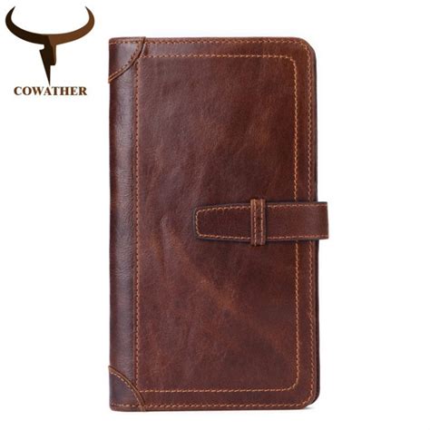 Cowather Genuine High Quality Leather Mens Wallet Mens Leather Wallets