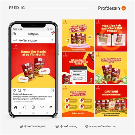 Jasa Desain Feed Instagram Murah Profesional [social Media Management