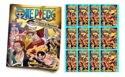 Kit Lbum One Piece A Guerra De Marineford Figurinhas