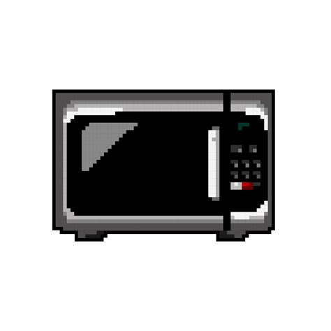 technology microwave oven game pixel art vector illustration 23874034 ...