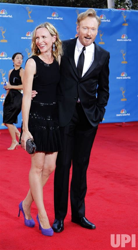 Photo Conan Obrien And His Wife Liza Arrive At The 62nd Primetime