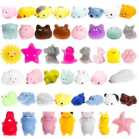 Squishy Toys Party Favors for Kids - Squishys 36 Pack Mini Mochi ...