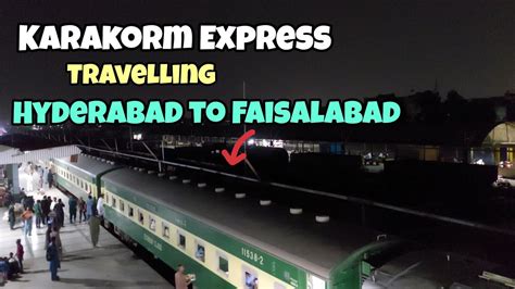 Karakoram Express Up Hyderabad To Faisalabad Pakistani Train