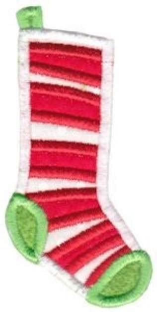 Christmas Stocking Applique Machine Embroidery Design | Embroidery Library at GrandSlamDesigns.com