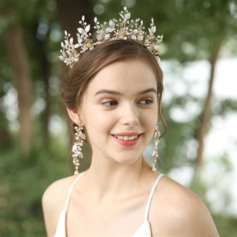 DIADEME tiara Couronne florale pour femmes accessoires de diadème de