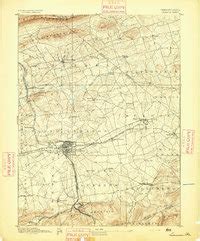 1893 Map Of Lebanon PA High Res Pastmaps