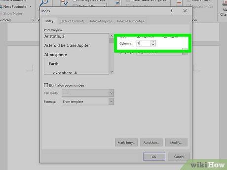 How to Create an Index in Word (with Pictures) - wikiHow