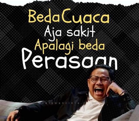 Cak Imin Disentil Warganet Usai Unggah Meme Sindiran Ini