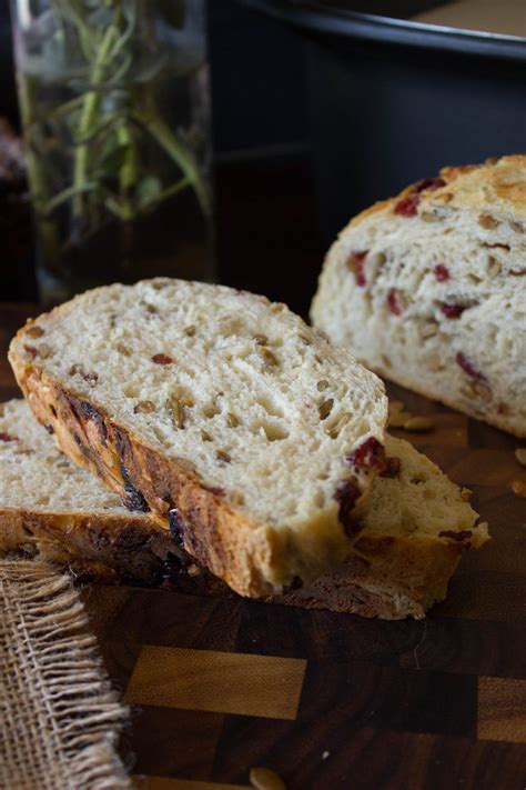 Pumpkin Seed Cranberry Artisan Bread If Only You All Knew How Dang Easy This Is Artisan