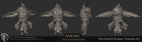 RIOT CREATIVE CONTEST 2017 Character Art Amumu Visual Update