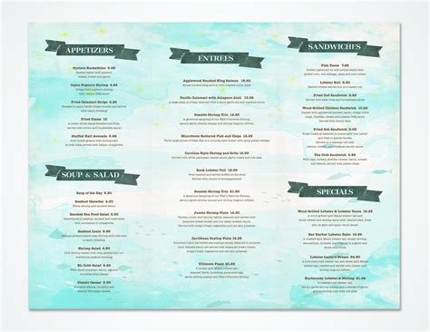 Blue Fish Restaurant on Behance