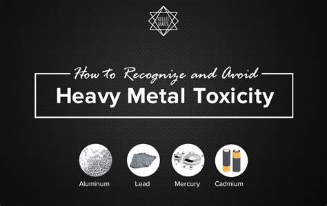 How To Recognize And Avoid Heavy Metal Toxicity