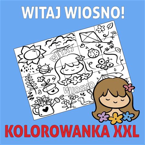 Kolorowanki XXL Skarbiec Kwiecien Academy