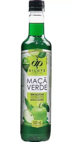 Xarope Dilute Para Drinks Ma A Verde Sem A Car Ml Parcelamento