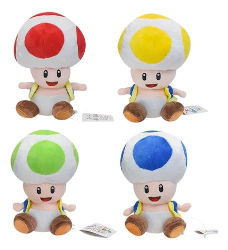 Peluche Mario Bros Bowser Toad Honguitos Set De Piezas Meses Sin