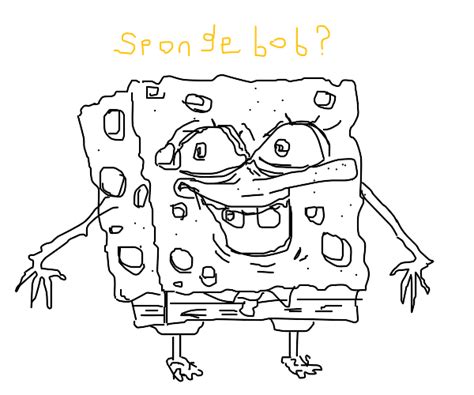 Demon spongebob - Drawception