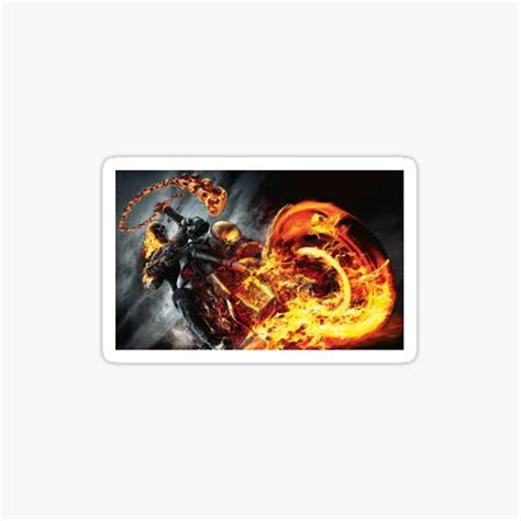 Ghost Rider Sticker For Sale By King8000 Redbubble