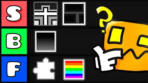 Ranking Every Geometry Dash Block Youtube