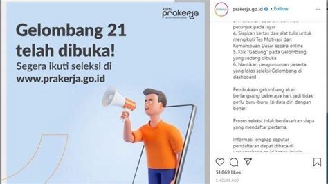 Inilah Link Pendaftaran Kartu Prakerja Gelombang Ke Lengkap Cara Dan