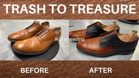 How To Dye And Restore Leather Shoes Remove Scuffs And Scratches Custom