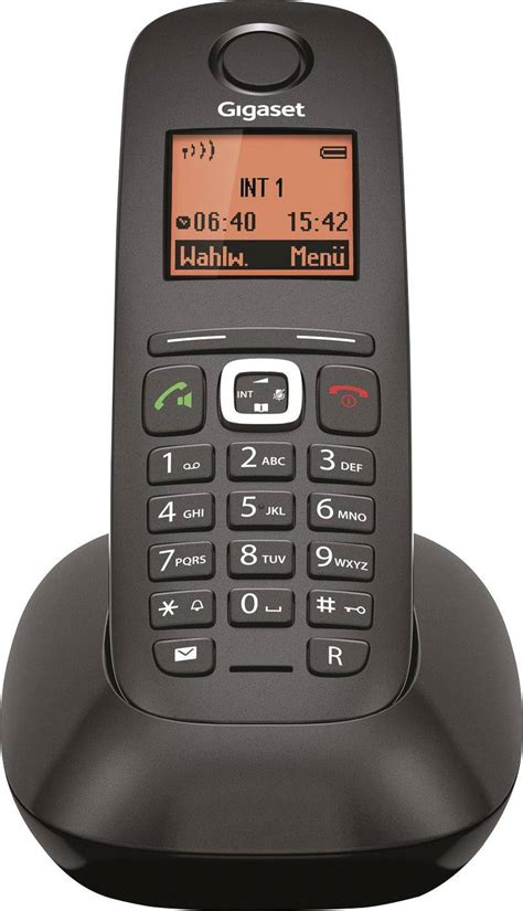 Gigaset A540 DECT GAP Cordless Analogue Hands Free Anthracite Black