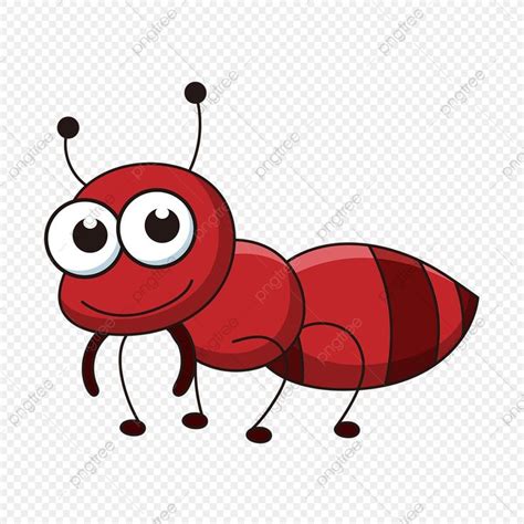 Red Ants Vector Art PNG, Ant Clipart Big Eyes Cute Red Ant, Big Eye, Lovely, Ant PNG Image For ...