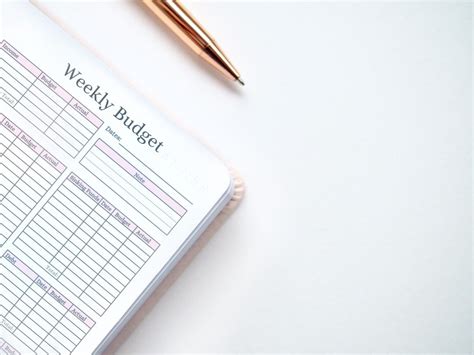 Printable Weekly Budget Tracker For Happy Planner Date Weekly Budget