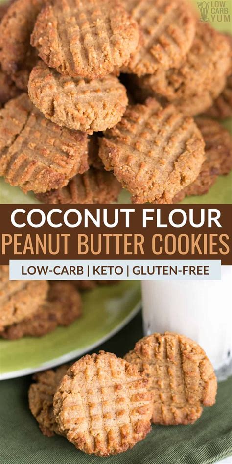 Coconut Flour Desserts Recipes Using Coconut Flour Coconut Flour Cookies Keto Peanut Butter