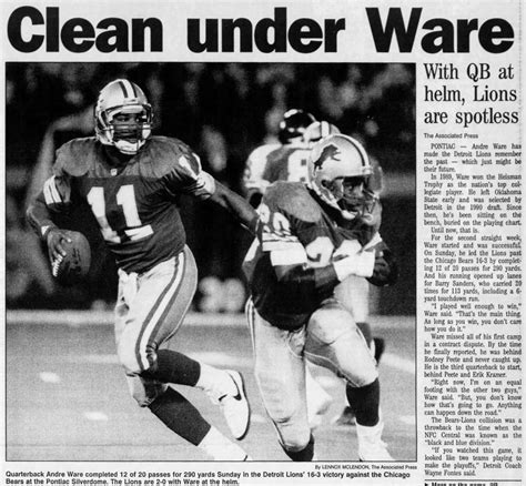 Detroit Lions History: On this date - December 21, 1992 : r/detroitlions