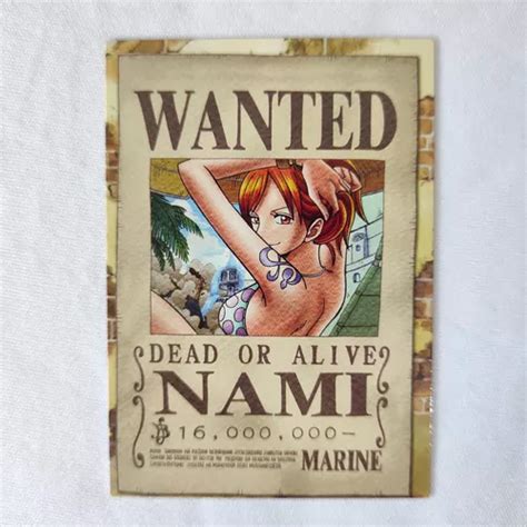 Carta One Piece Epic Journey Nami Panini Original Cuotas sin interés