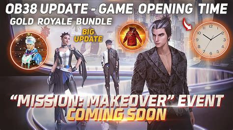 Free Fire Ob Update Game Opening Time Ob Update Full Details