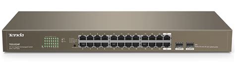 Tenda Teg F Port Gigabit Unmanaged Switch With Sfp Slots Tenda