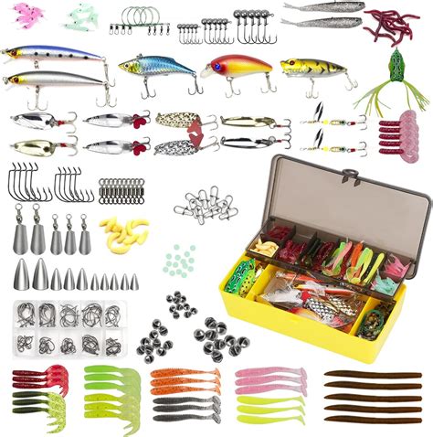 SDRO Kit de 303 Señuelos de Pesca Fishing Lure Set para Cebo de Agua