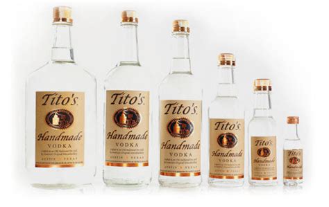 Titos Handmade Vodka Grain And Vine Natural Wines Rare Bourbon And