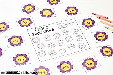 Literacy Games Printable