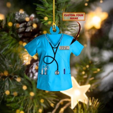 PERSONALIZED NURSE ---ACRYLIC ORNAMENT - Pin-Ups For Vets Store