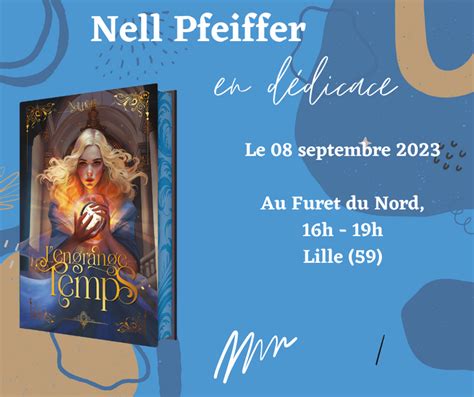 Nrll Pfeiffer en dédicace Furet du Nord Hachette Romans